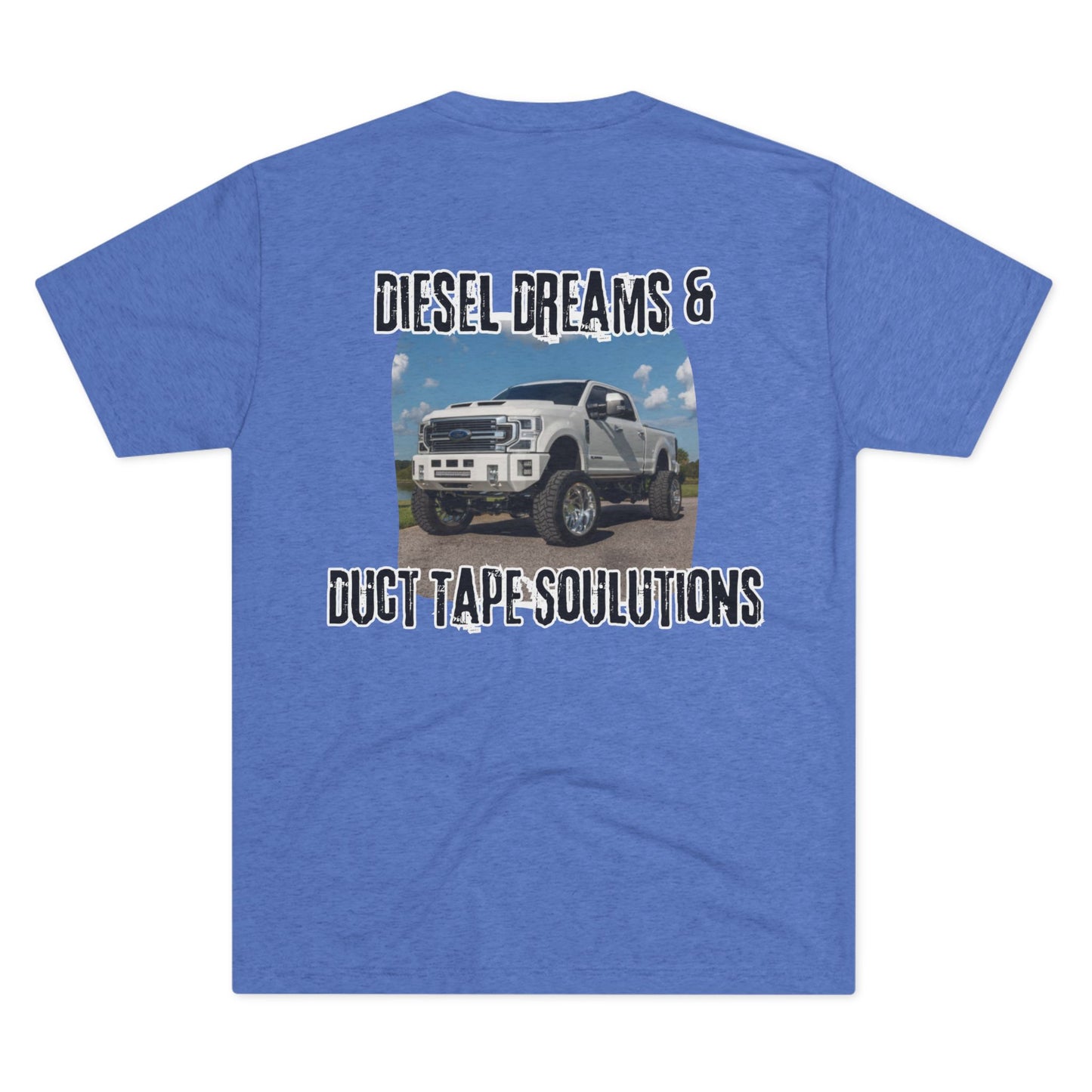 Fueled by horsepower and held together with duct tape. This tee’s for the diesel dreamers who get it done—loud, dirty, and full throttle. Built tough, just like you.