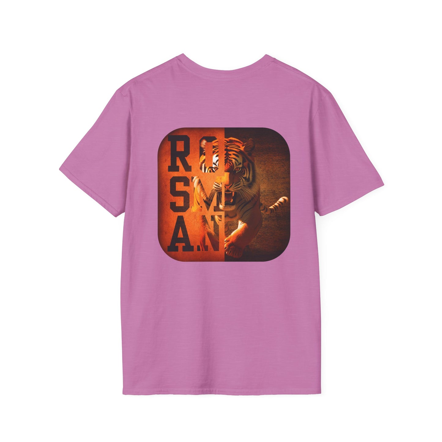 Rosman Tigers Faith & Pride Tee – Cross & Paw Front | Bold Tiger Back Design