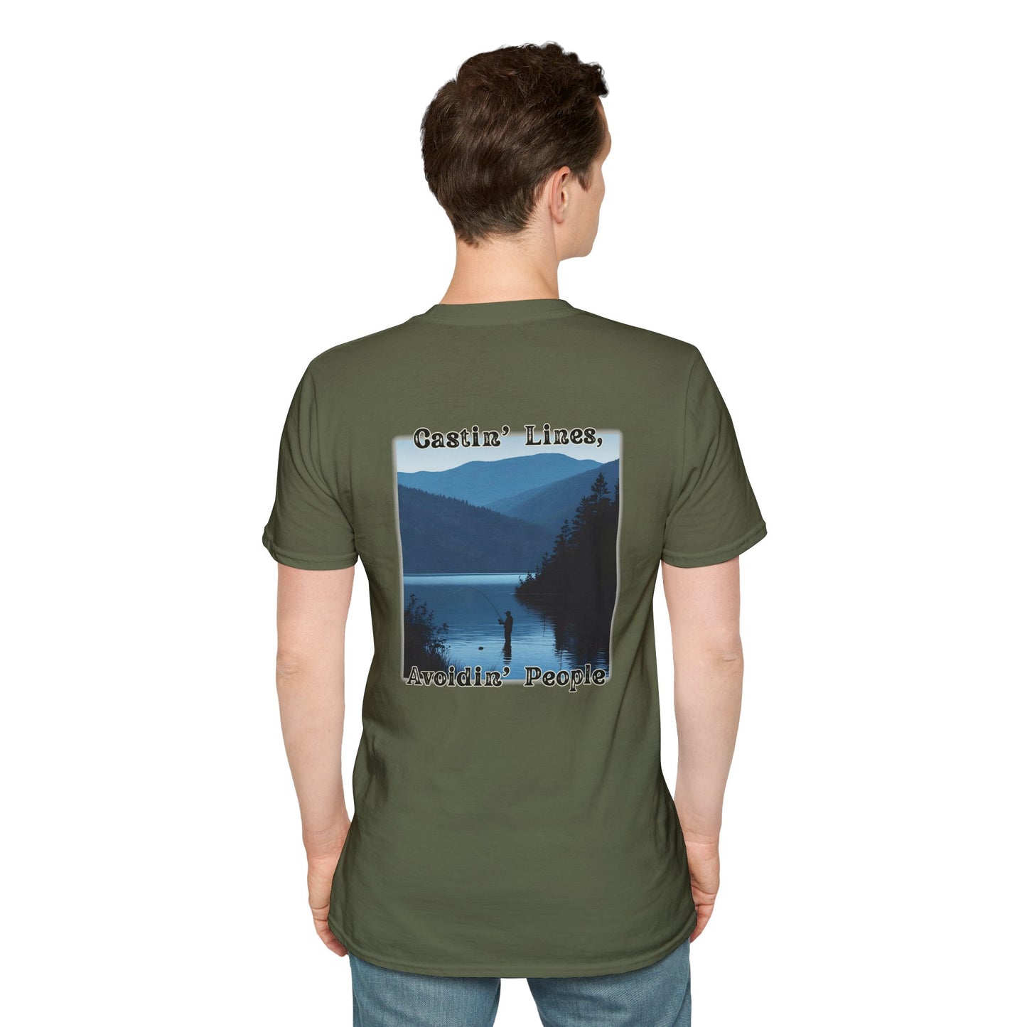Castin’ Lines, Avoidin’ People | Mountain Fishing Tee