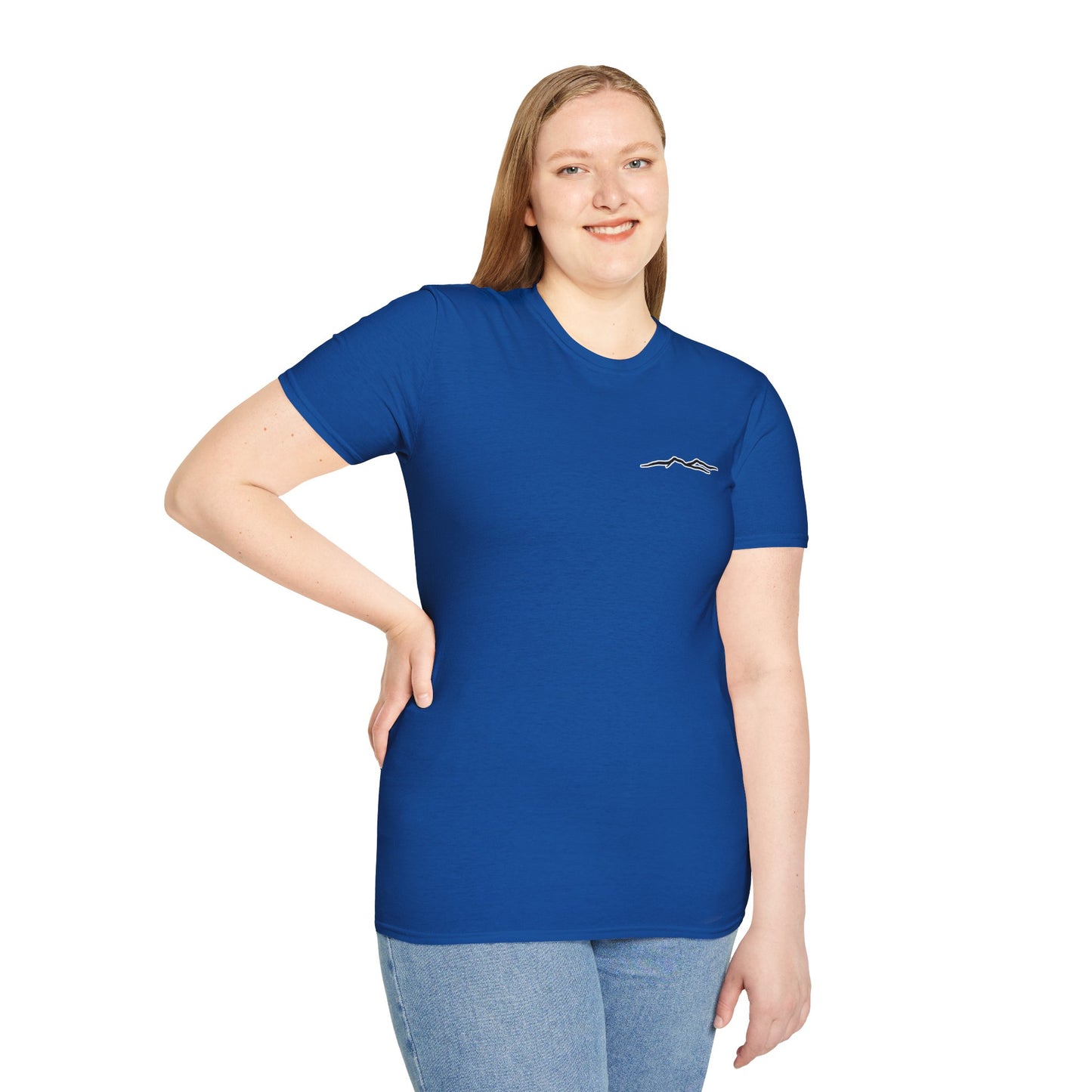 Blue Ridge Waterfall Poster Tee | Country Mountain Escape Shirt