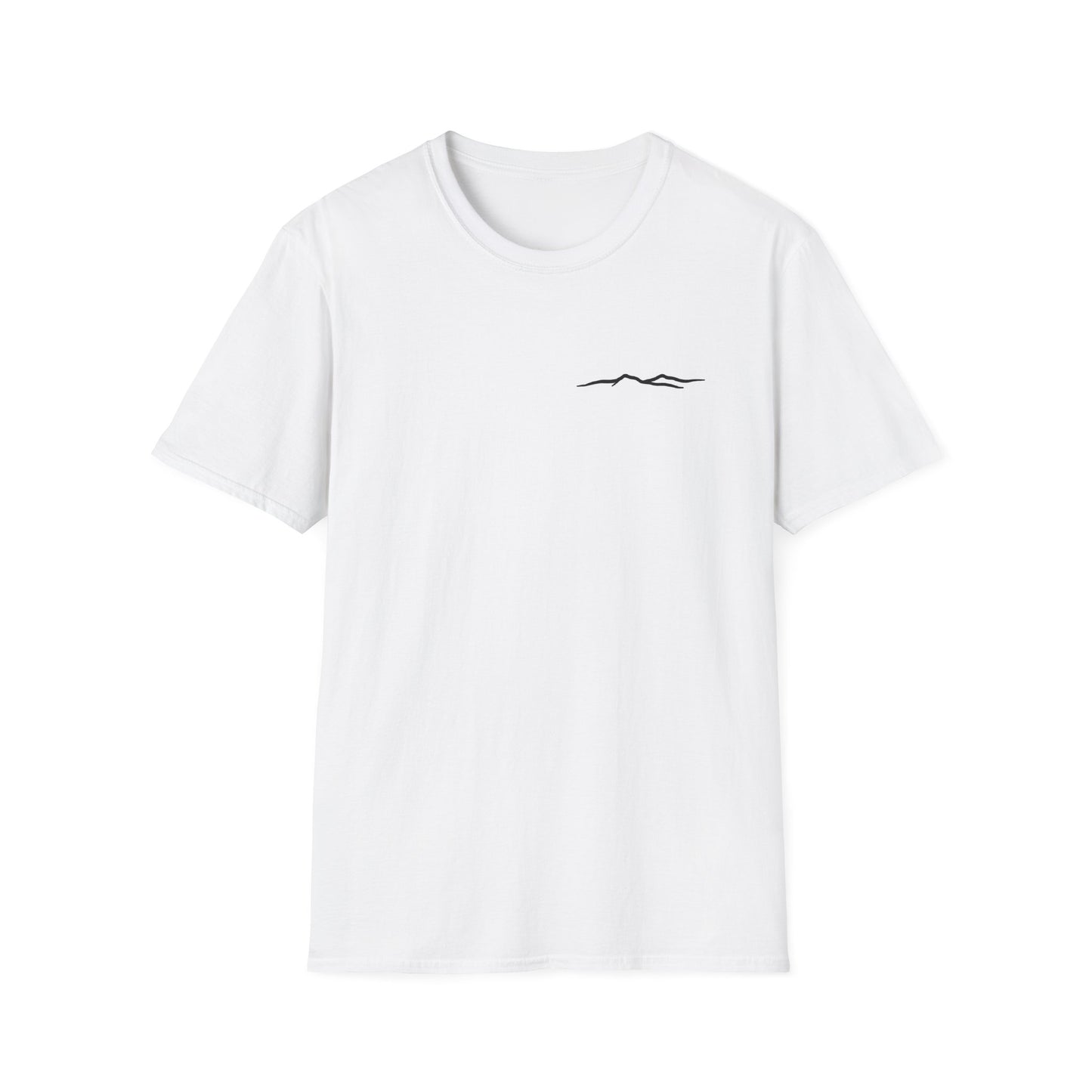 Blue Ridge Waterfall Poster Tee | Country Mountain Escape Shirt