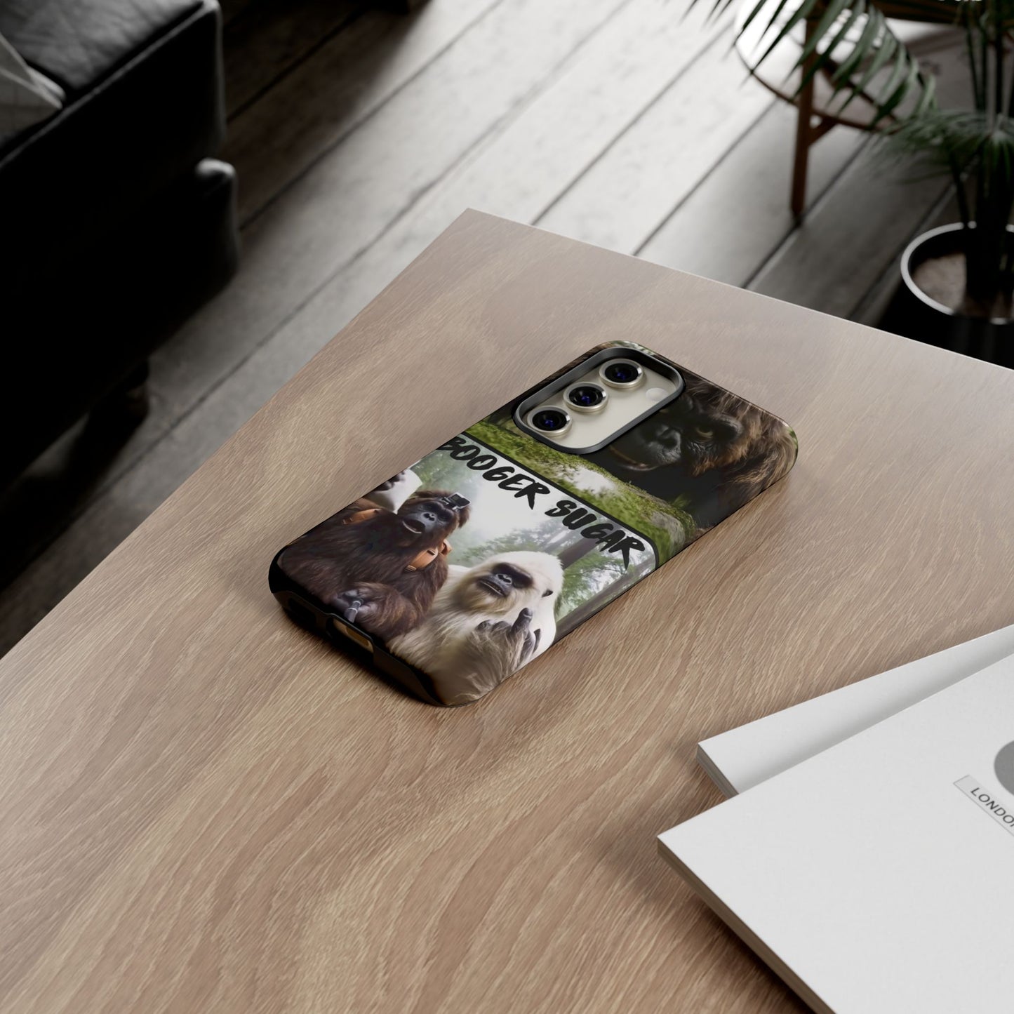 Protect your phone with pure cryptid chaos. Bigfoot and Yeti talkin’ booger sugar in full feral fashion. Weird? Yes. Iconic? Absolutely. 🦶❄️💨 #StayMythical