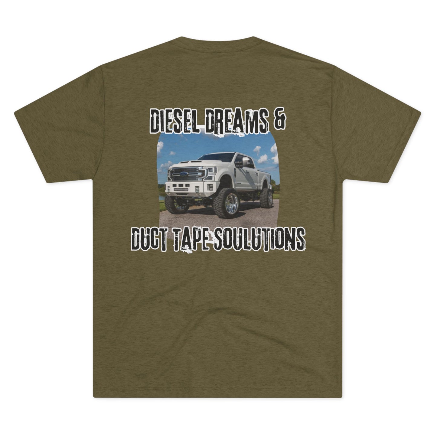 Fueled by horsepower and held together with duct tape. This tee’s for the diesel dreamers who get it done—loud, dirty, and full throttle. Built tough, just like you.