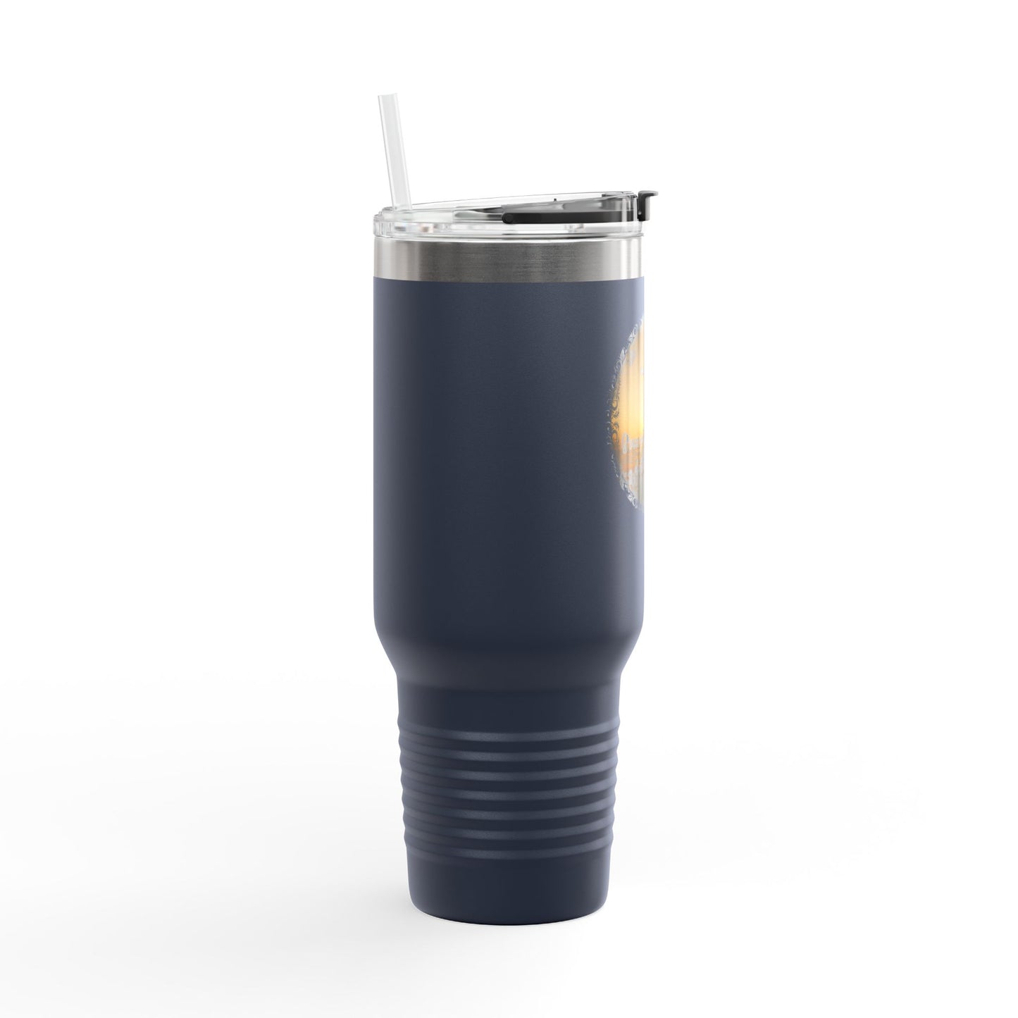 Grace Got Me Walking | 40oz Insulated Christian Travel Mug | Cross + Sun Design | 7 Colors