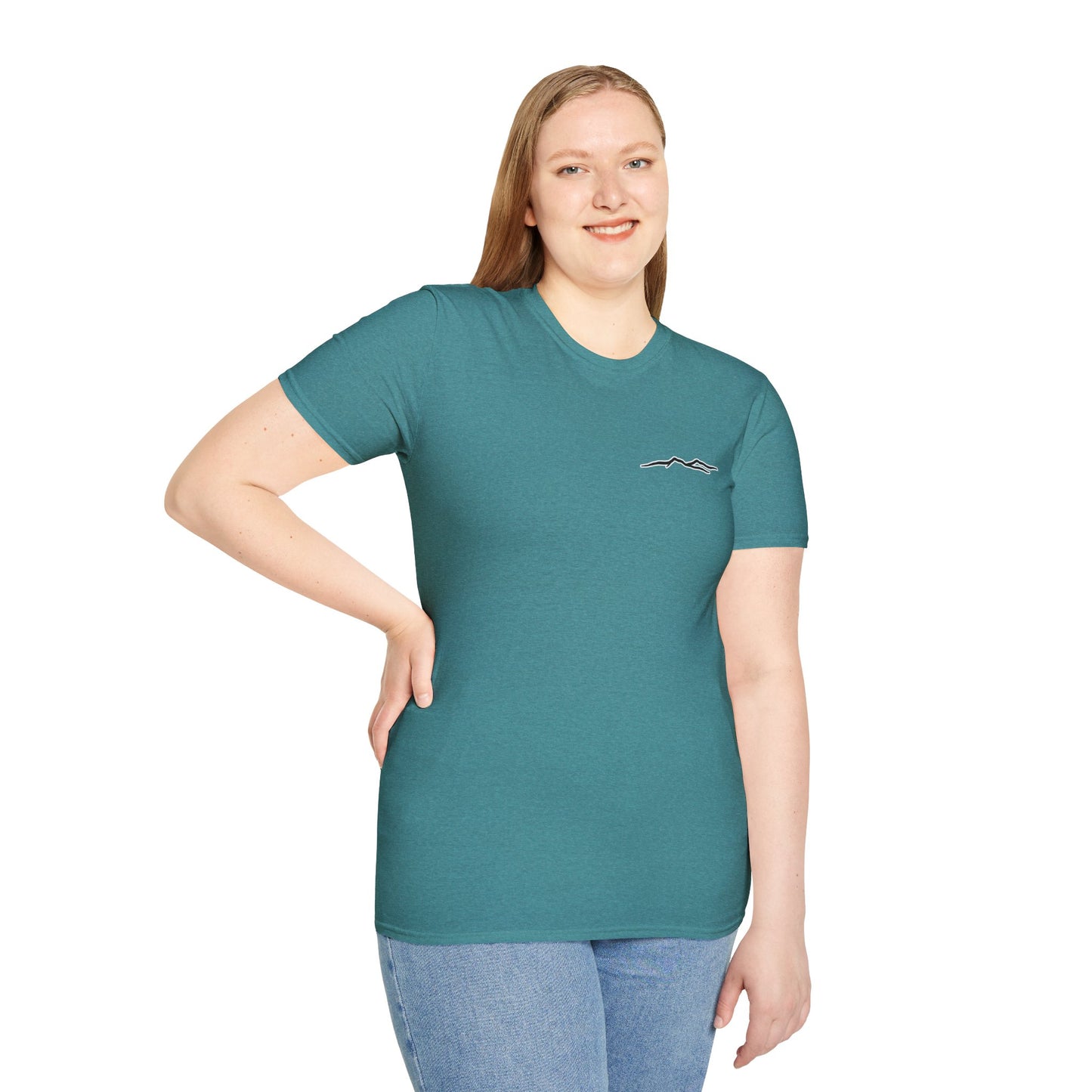 Blue Ridge Waterfall Poster Tee | Country Mountain Escape Shirt