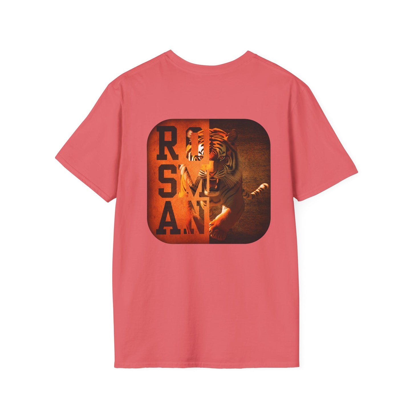Rosman Tigers Faith & Pride Tee – Cross & Paw Front | Bold Tiger Back Design
