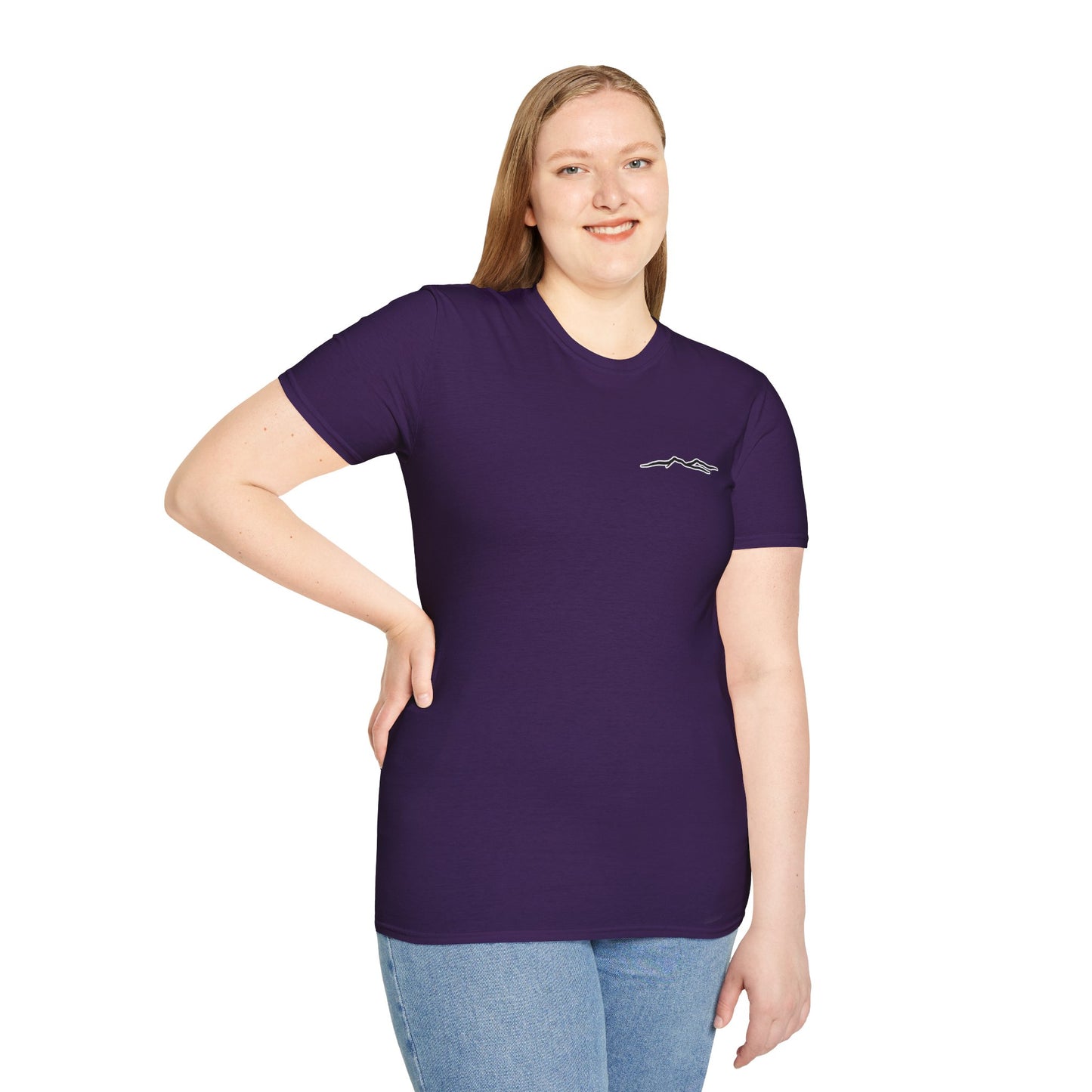 Blue Ridge Waterfall Poster Tee | Country Mountain Escape Shirt