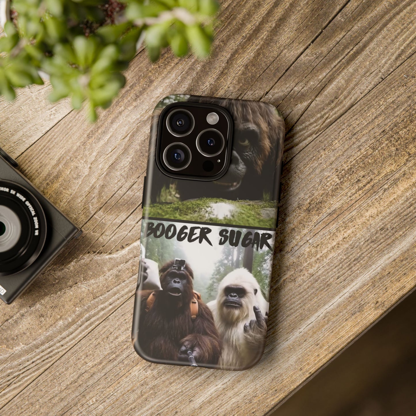 Protect your phone with pure cryptid chaos. Bigfoot and Yeti talkin’ booger sugar in full feral fashion. Weird? Yes. Iconic? Absolutely. 🦶❄️💨 #StayMythical