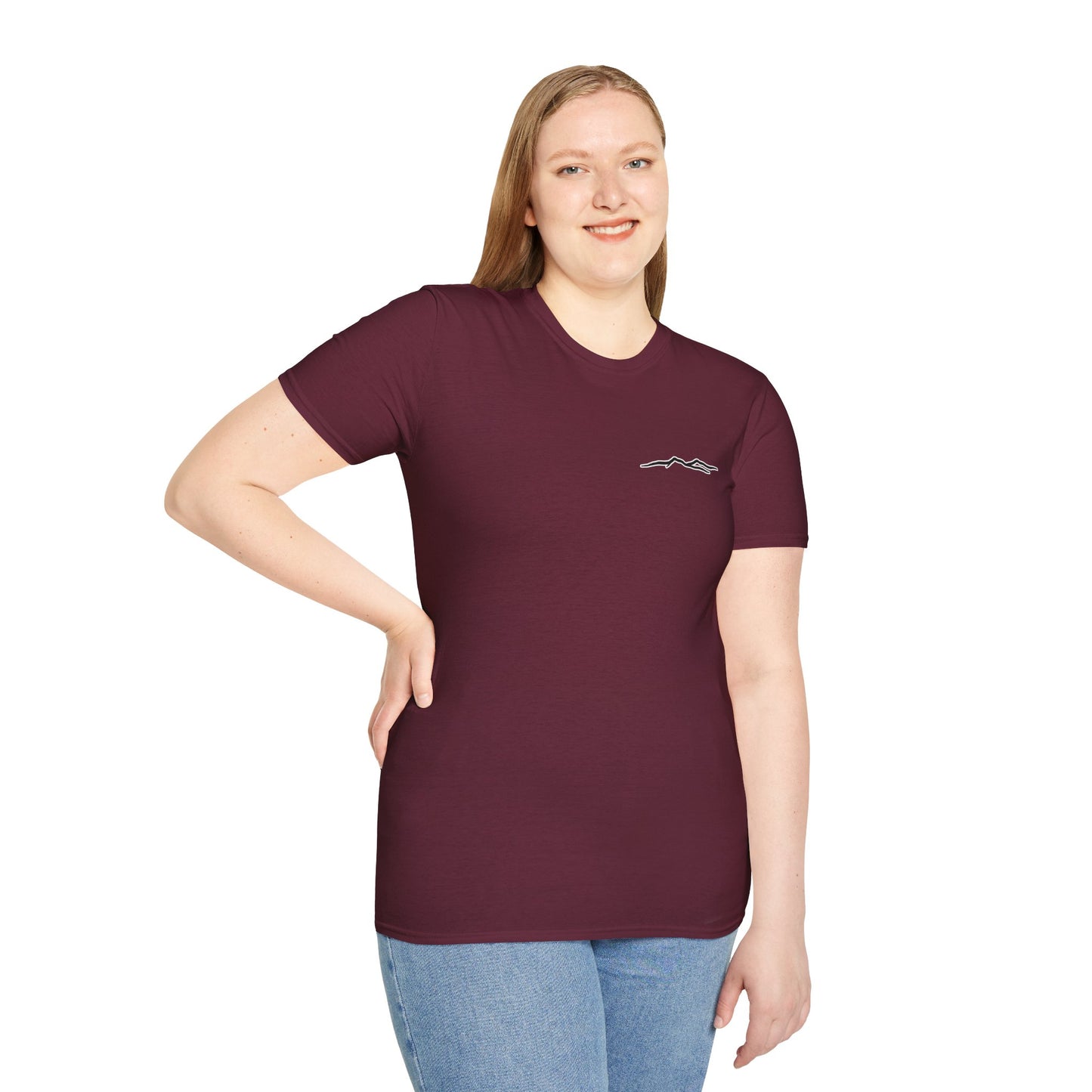 Blue Ridge Waterfall Poster Tee | Country Mountain Escape Shirt