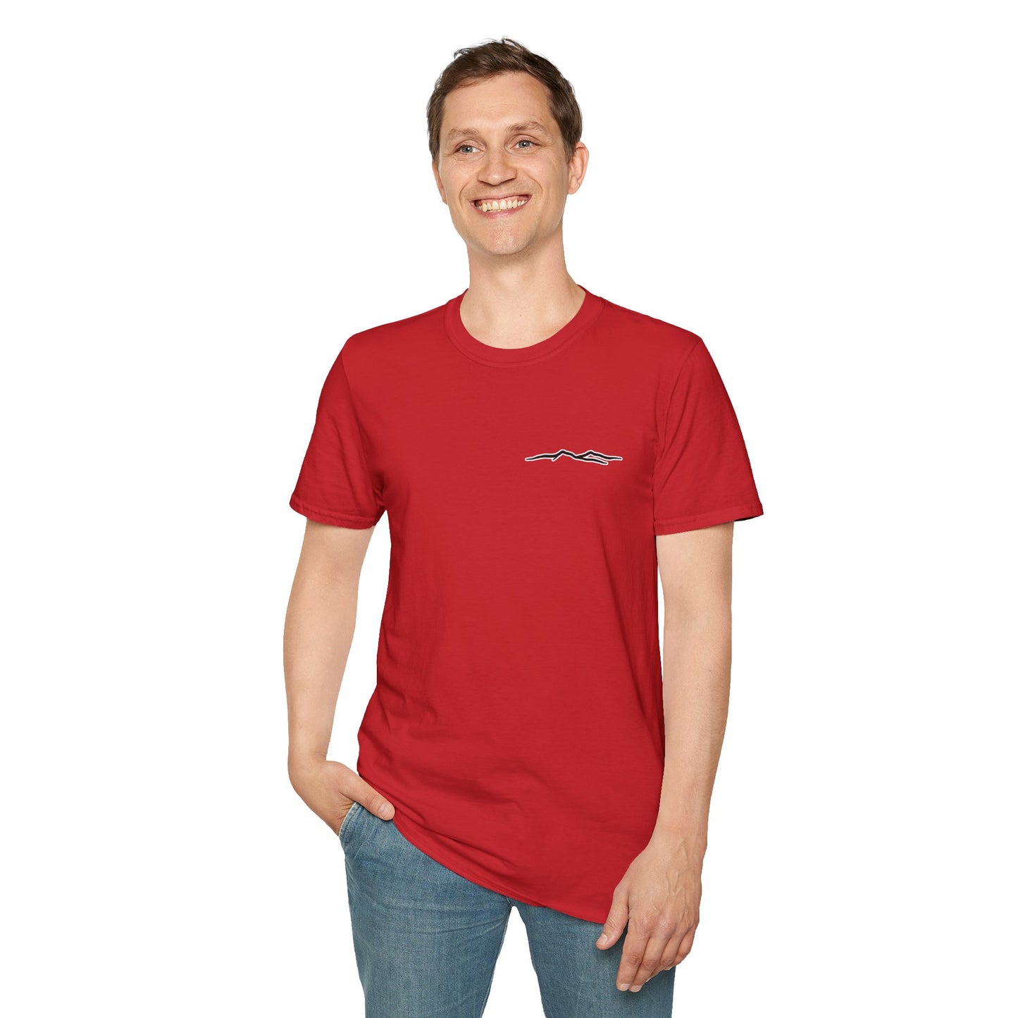 Blue Ridge Waterfall Poster Tee | Country Mountain Escape Shirt