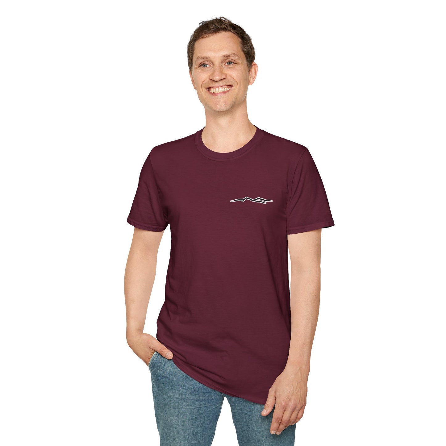 Blue Ridge Waterfall Poster Tee | Country Mountain Escape Shirt