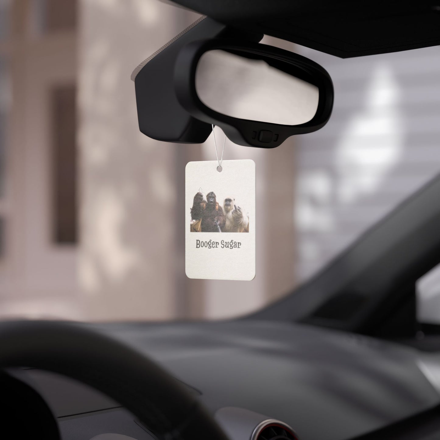 Smells fresh, looks wild. Bigfoot and Yeti caught mid-chat about that “booger sugar.” Add cryptid chaos and laughs to your ride—because even your car needs a little scandal.