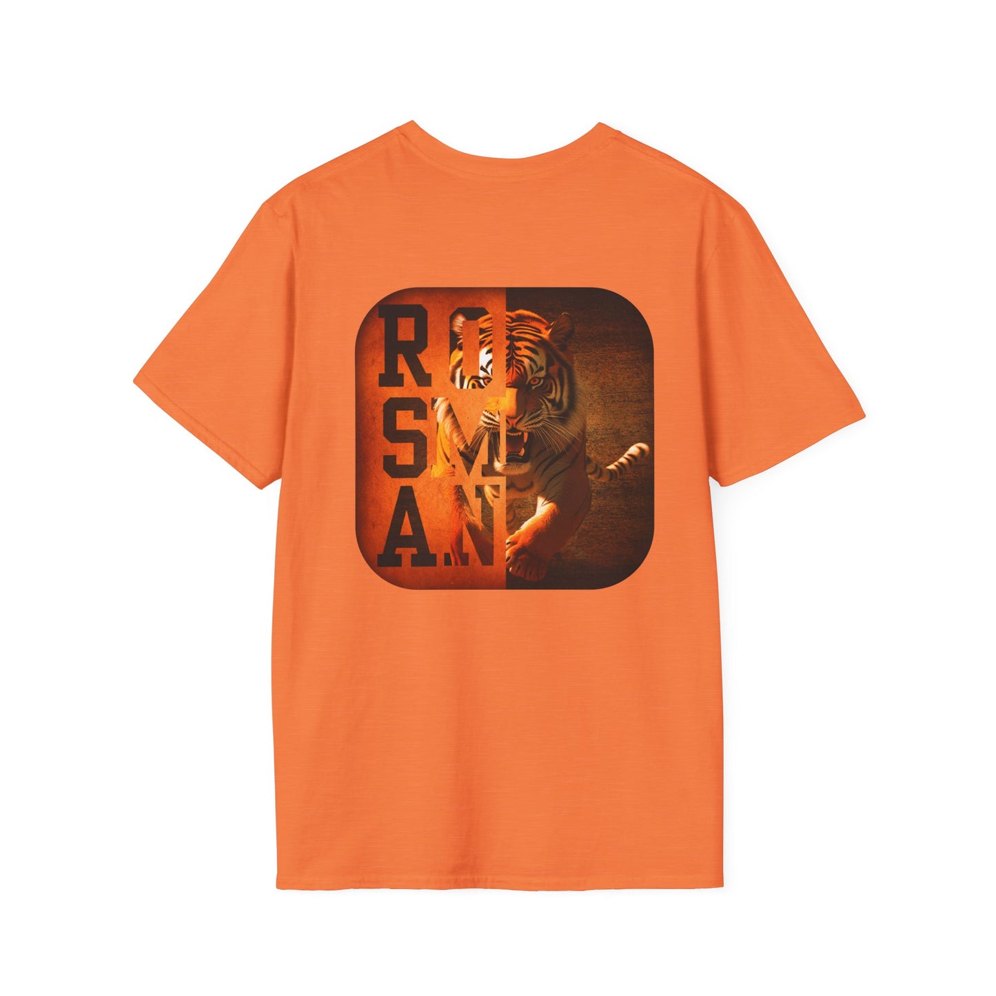 Rosman Tigers Faith & Pride Tee – Cross & Paw Front | Bold Tiger Back Design