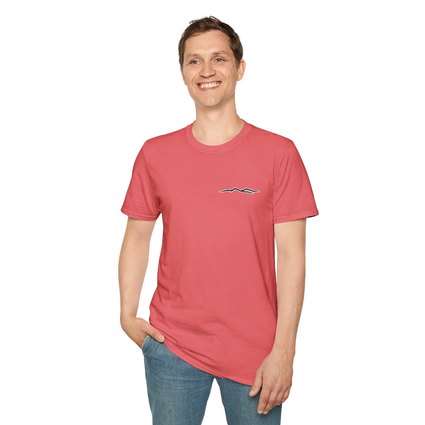 Blue Ridge Waterfall Poster Tee | Country Mountain Escape Shirt