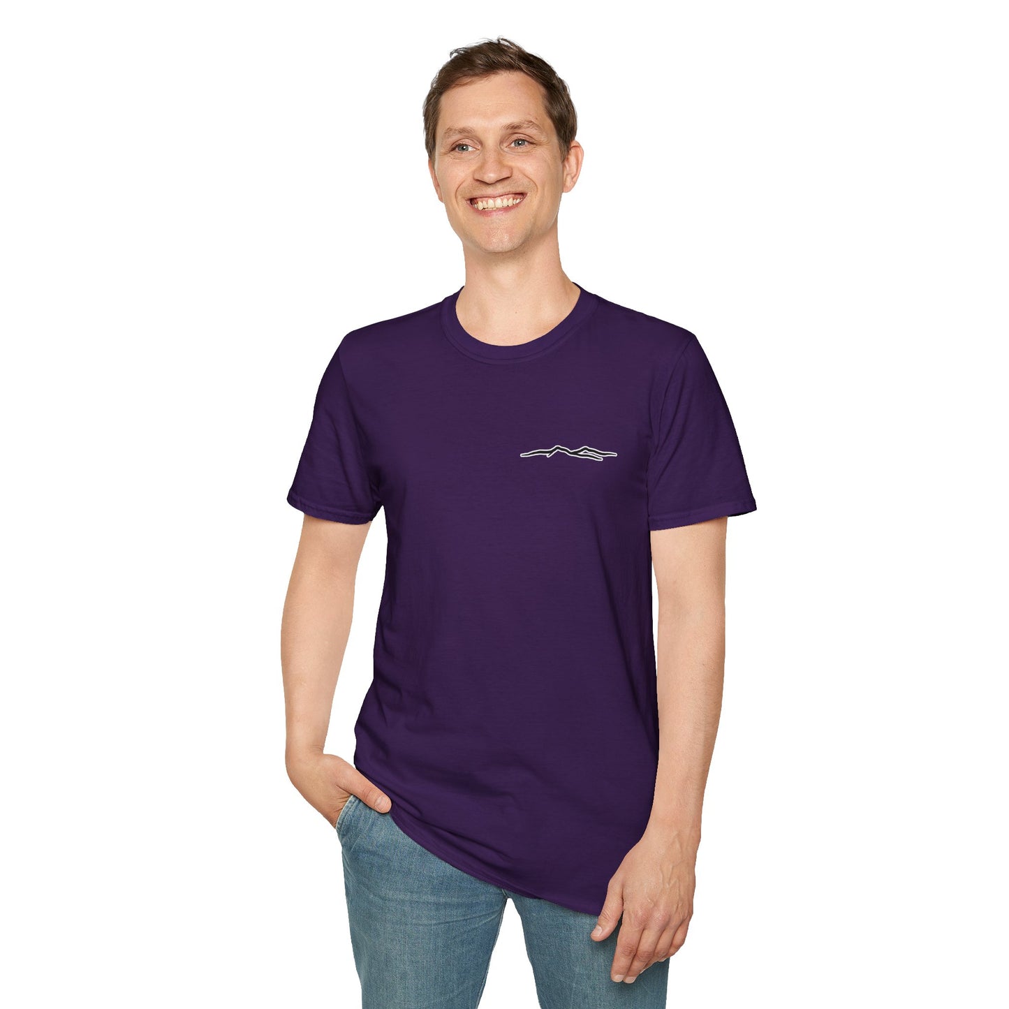Blue Ridge Waterfall Poster Tee | Country Mountain Escape Shirt