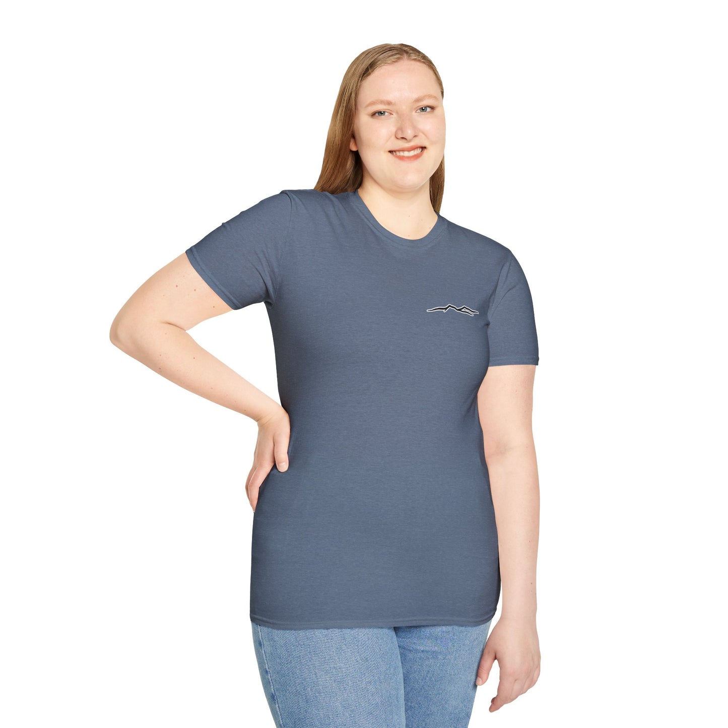 Blue Ridge Waterfall Poster Tee | Country Mountain Escape Shirt