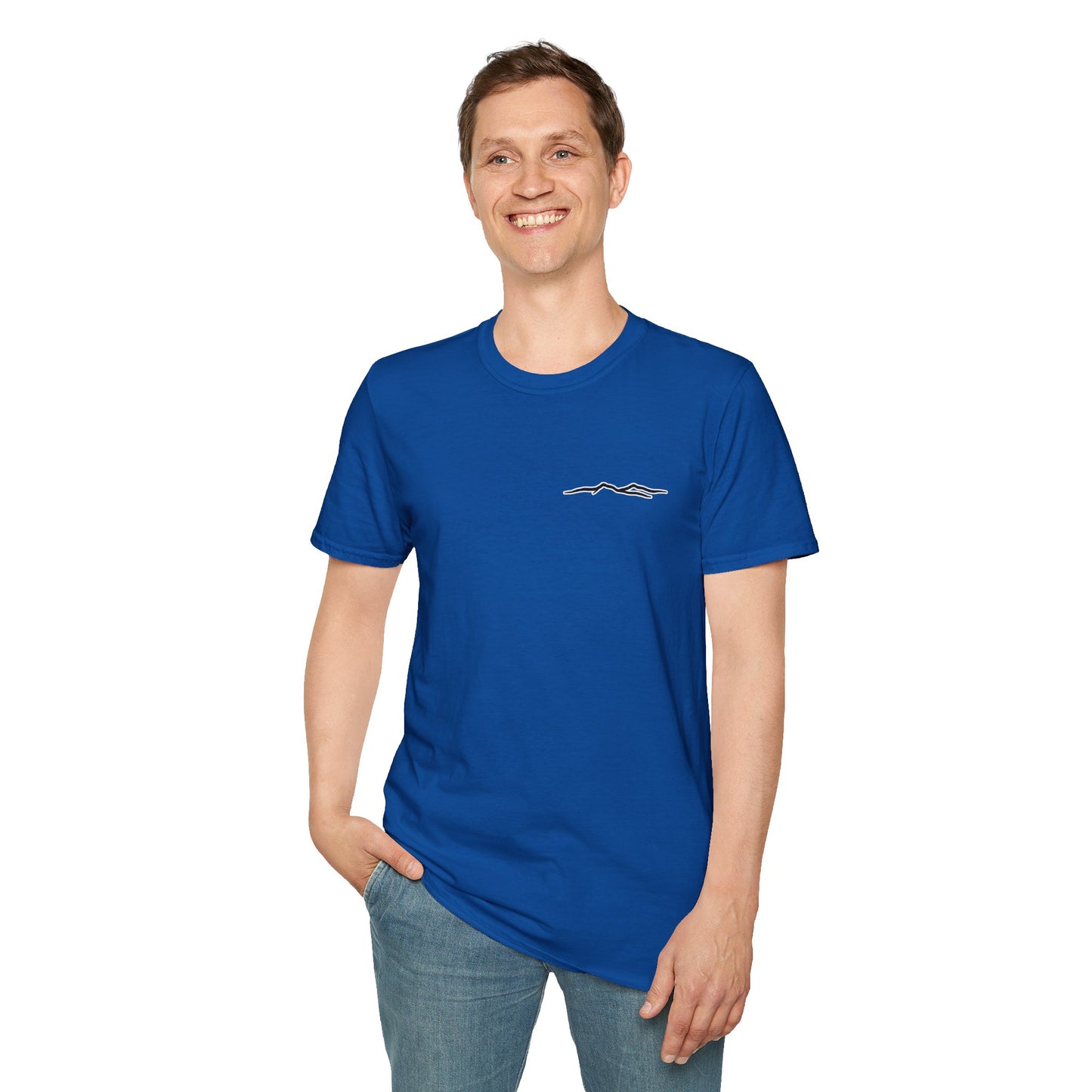Blue Ridge Waterfall Poster Tee | Country Mountain Escape Shirt