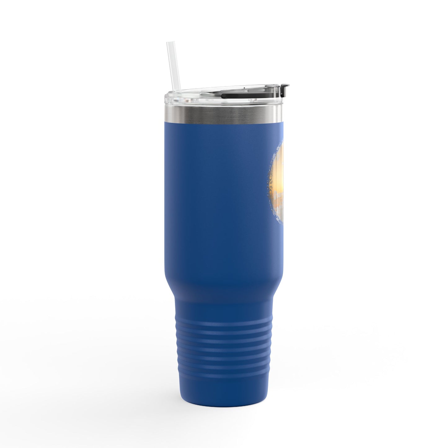 Grace Got Me Walking | 40oz Insulated Christian Travel Mug | Cross + Sun Design | 7 Colors