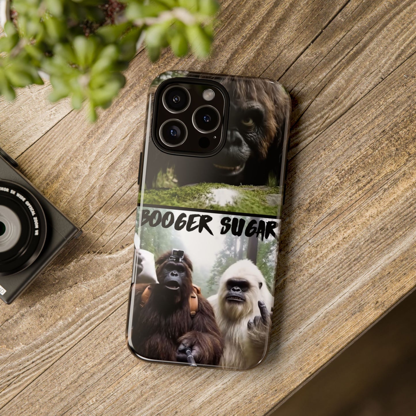 Protect your phone with pure cryptid chaos. Bigfoot and Yeti talkin’ booger sugar in full feral fashion. Weird? Yes. Iconic? Absolutely. 🦶❄️💨 #StayMythical