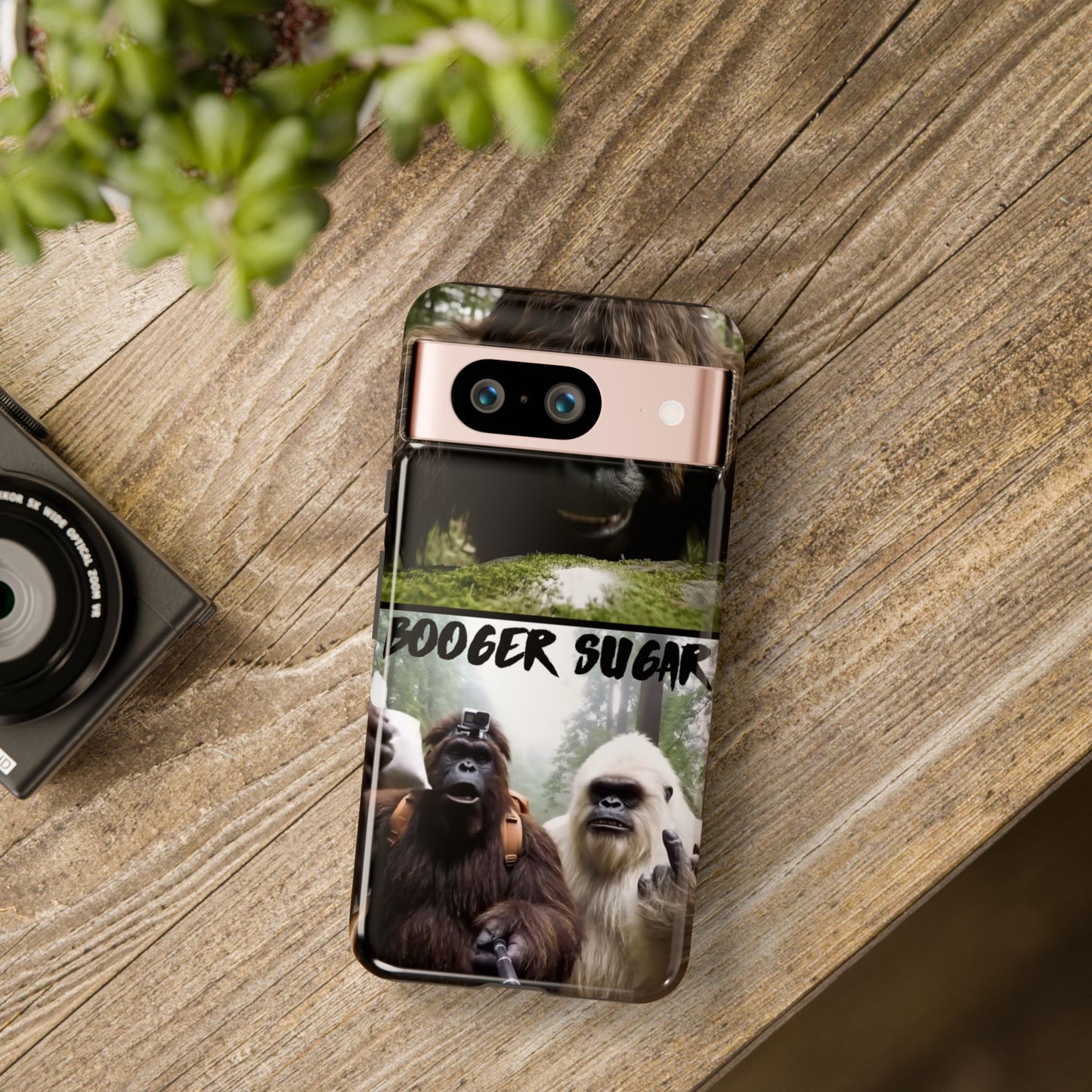 Protect your phone with pure cryptid chaos. Bigfoot and Yeti talkin’ booger sugar in full feral fashion. Weird? Yes. Iconic? Absolutely. 🦶❄️💨 #StayMythical