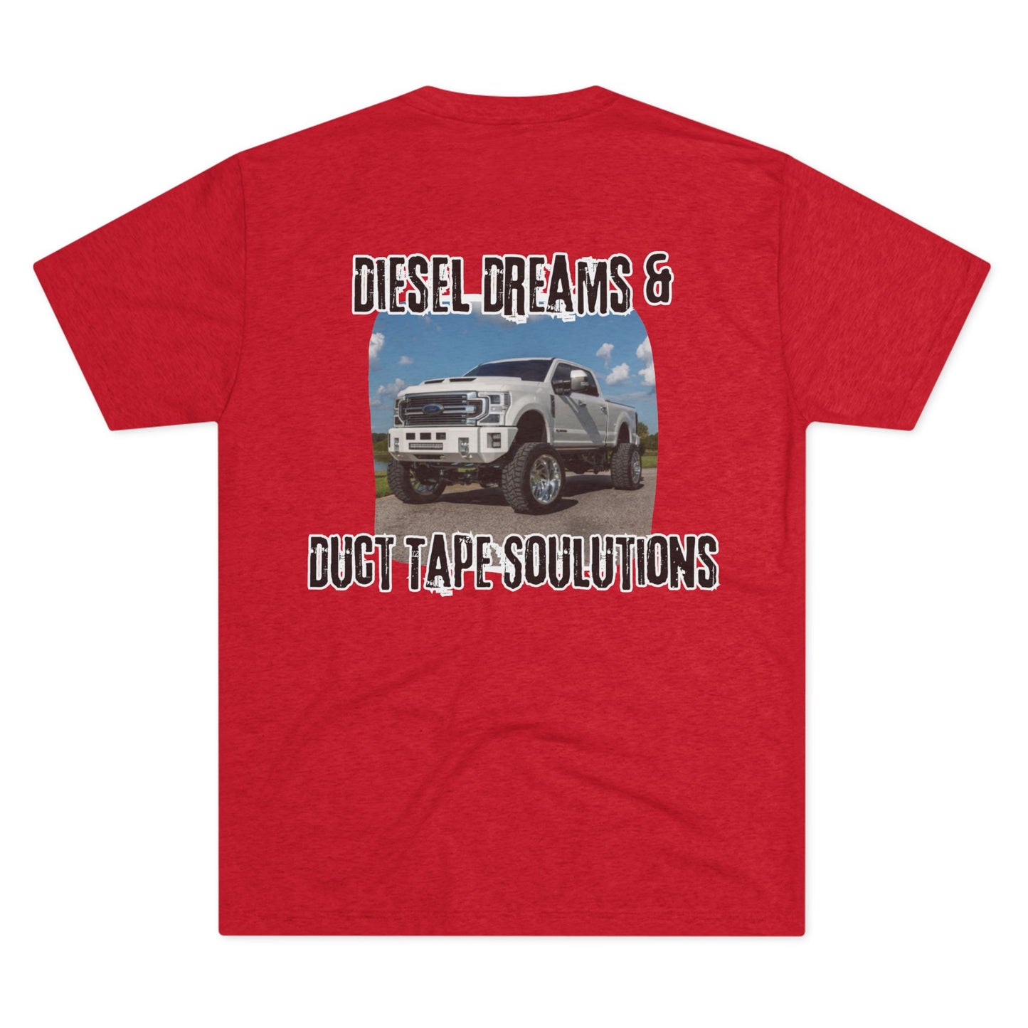 Fueled by horsepower and held together with duct tape. This tee’s for the diesel dreamers who get it done—loud, dirty, and full throttle. Built tough, just like you.