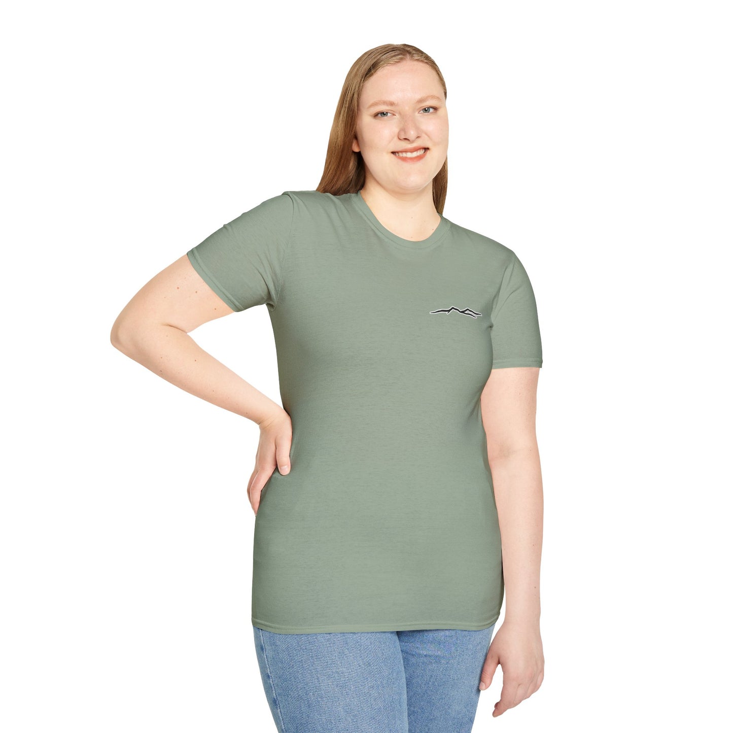 Blue Ridge Waterfall Poster Tee | Country Mountain Escape Shirt