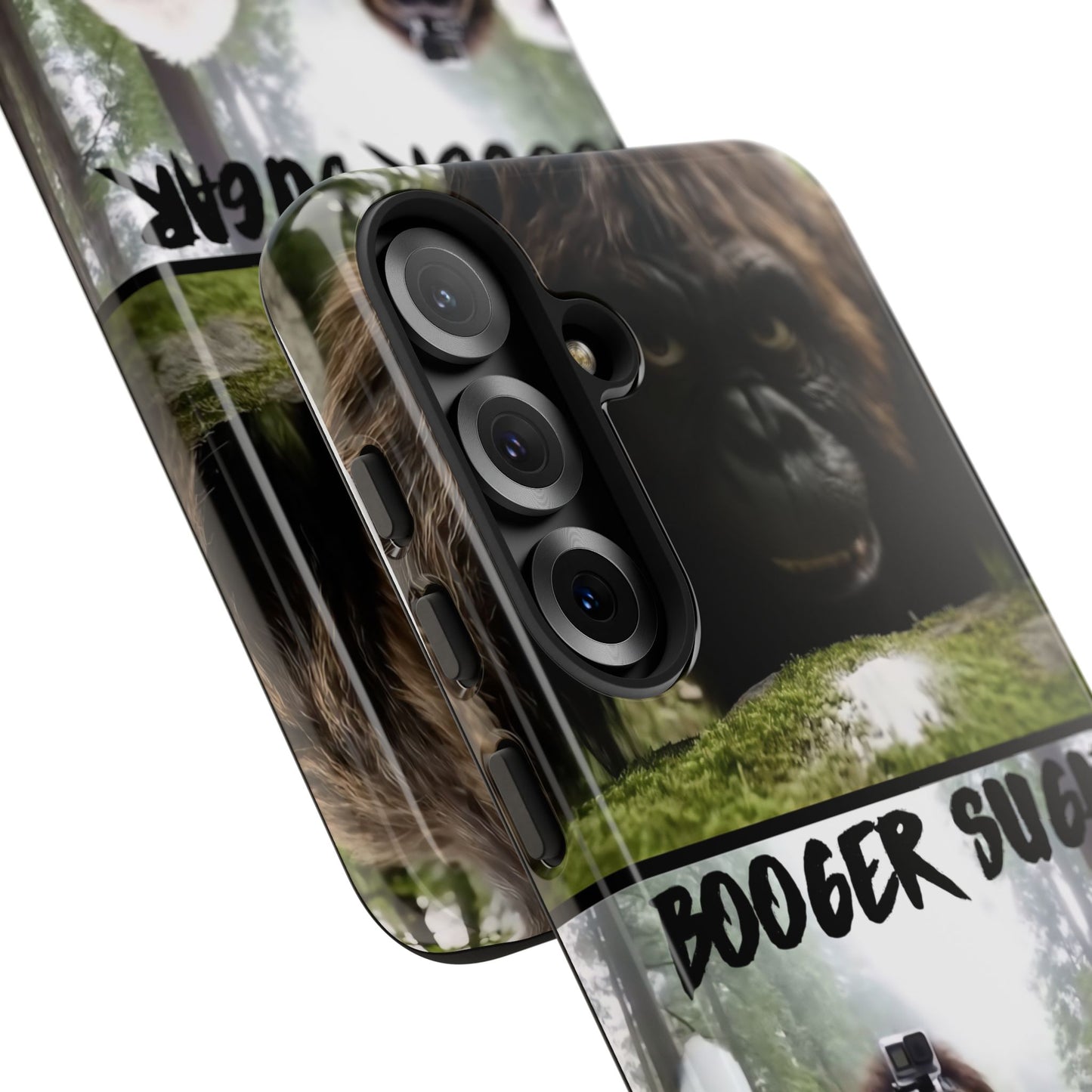 Protect your phone with pure cryptid chaos. Bigfoot and Yeti talkin’ booger sugar in full feral fashion. Weird? Yes. Iconic? Absolutely. 🦶❄️💨 #StayMythical
