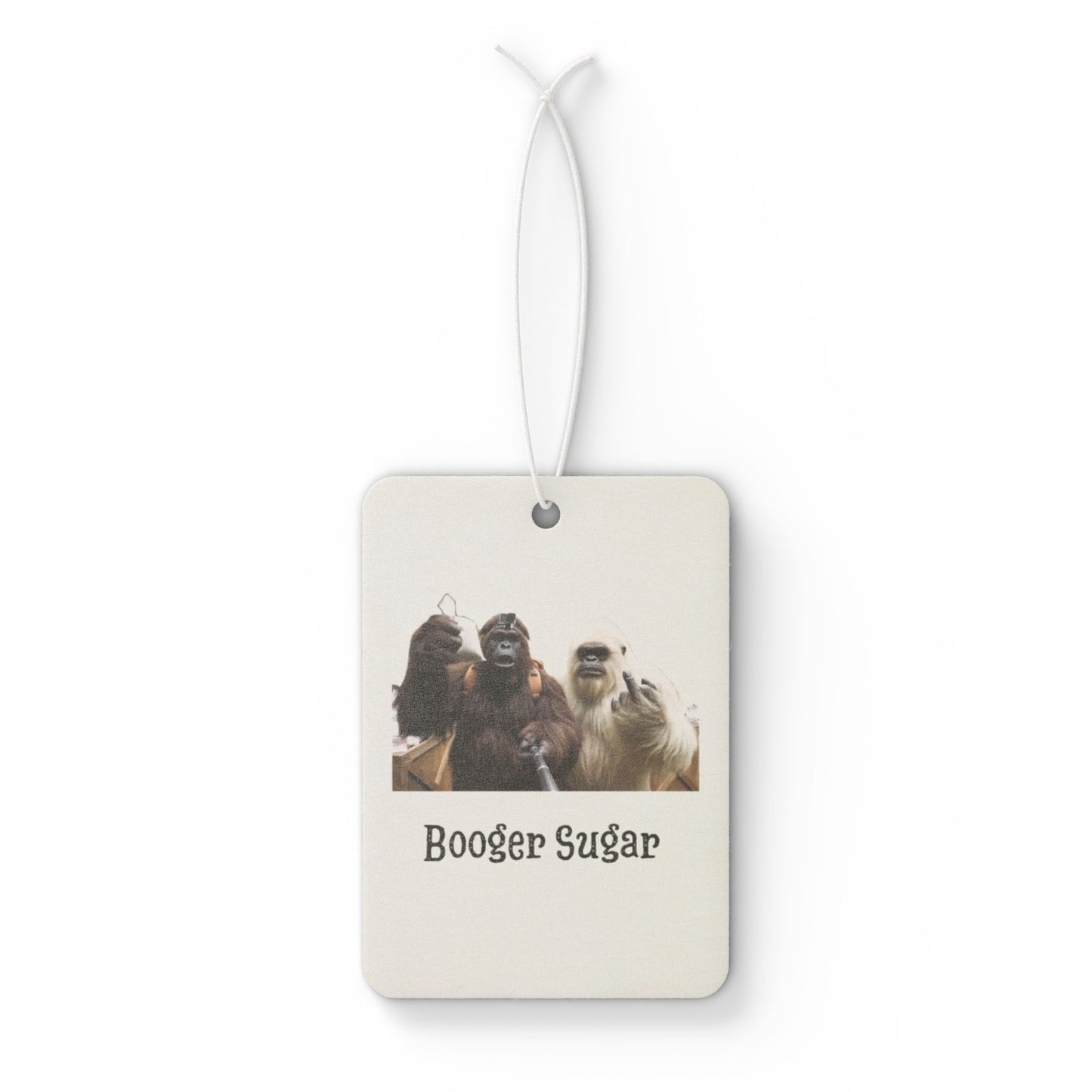 Smells fresh, looks wild. Bigfoot and Yeti caught mid-chat about that “booger sugar.” Add cryptid chaos and laughs to your ride—because even your car needs a little scandal.
