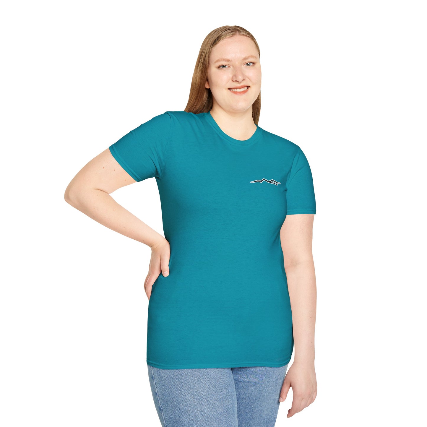 Blue Ridge Waterfall Poster Tee | Country Mountain Escape Shirt
