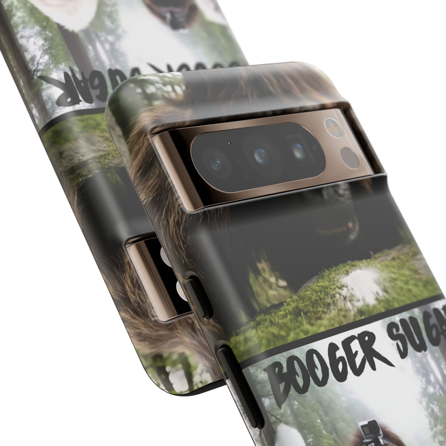 Protect your phone with pure cryptid chaos. Bigfoot and Yeti talkin’ booger sugar in full feral fashion. Weird? Yes. Iconic? Absolutely. 🦶❄️💨 #StayMythical