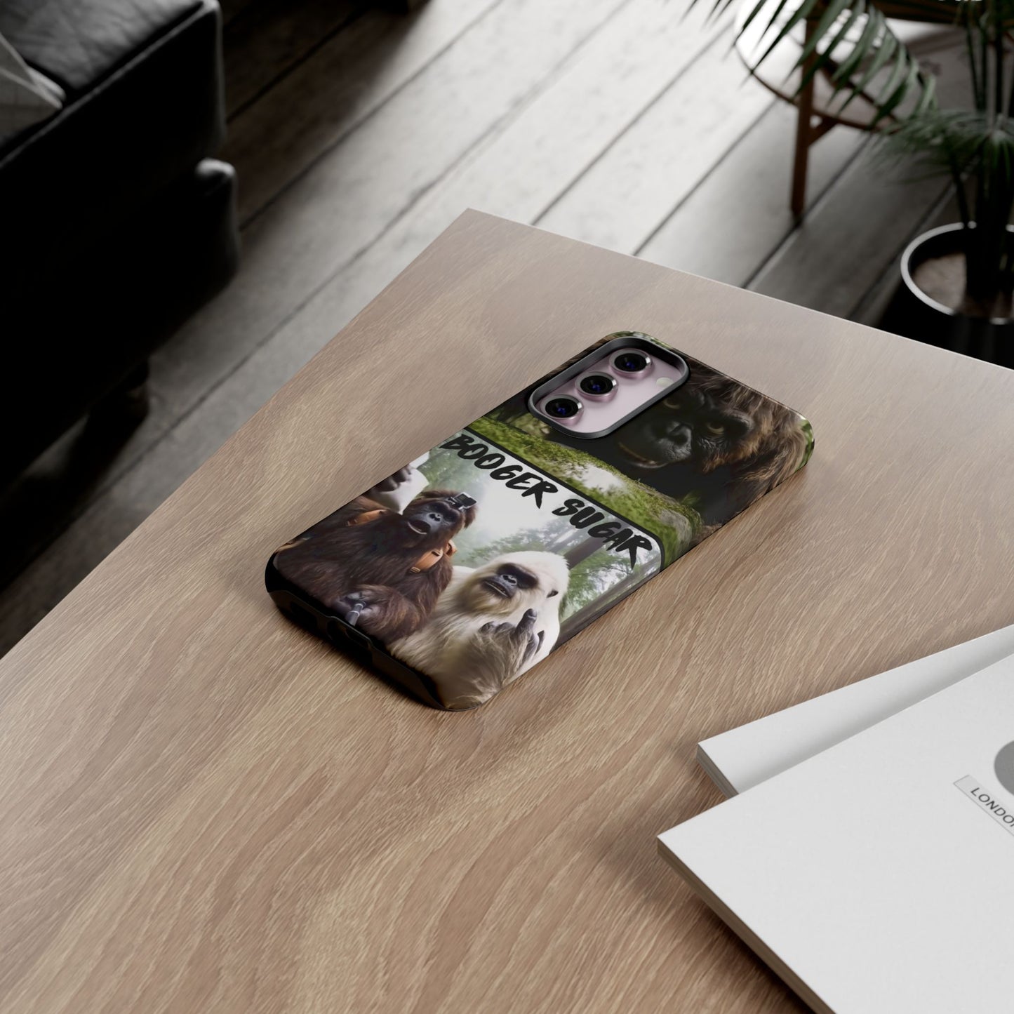 Protect your phone with pure cryptid chaos. Bigfoot and Yeti talkin’ booger sugar in full feral fashion. Weird? Yes. Iconic? Absolutely. 🦶❄️💨 #StayMythical