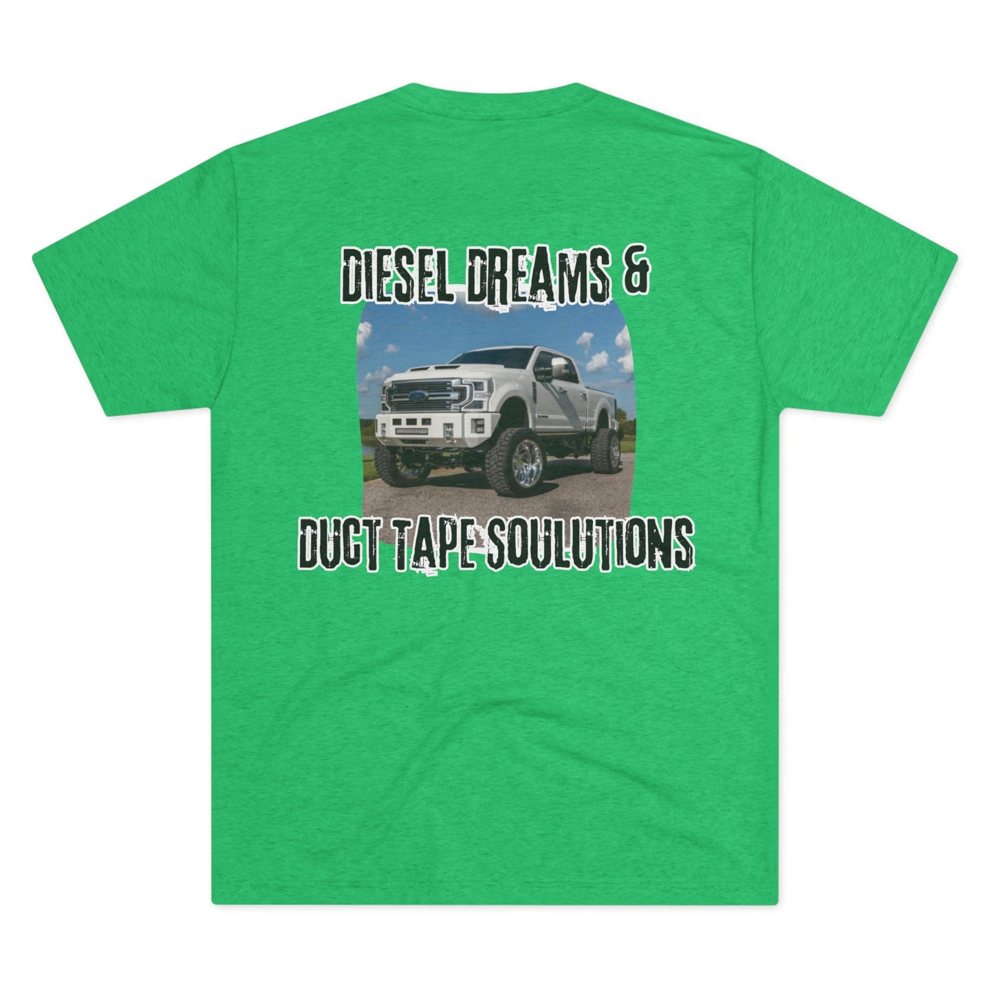 Fueled by horsepower and held together with duct tape. This tee’s for the diesel dreamers who get it done—loud, dirty, and full throttle. Built tough, just like you.