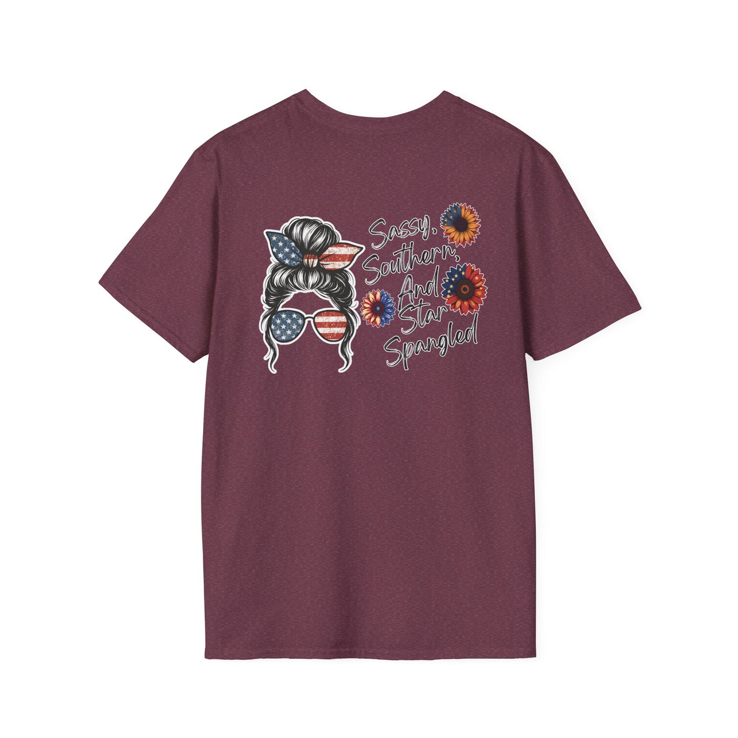 Bold, proud, and full of Southern sass. This “Sassy, Southern, and Star Spangled” tee is perfect for fireworks, front porches, and raising a little patriotic hell.