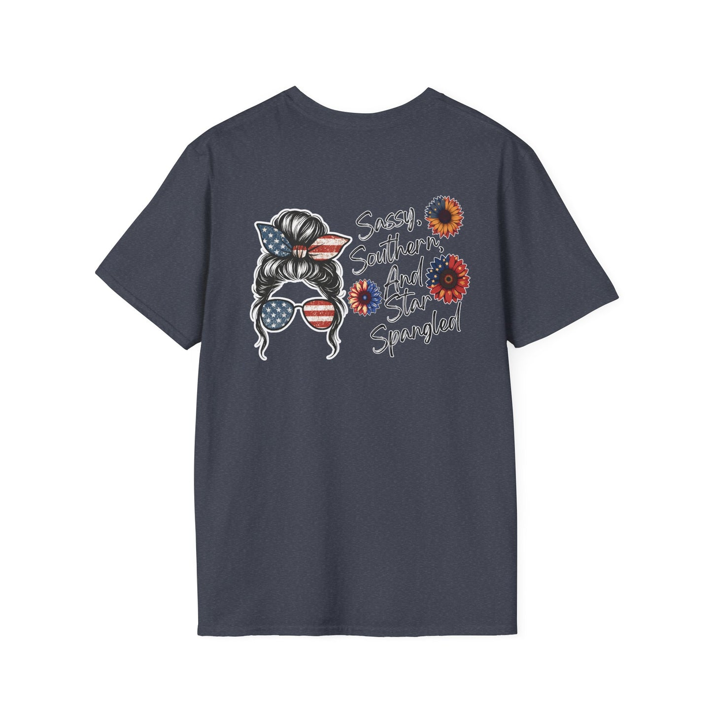 Bold, proud, and full of Southern sass. This “Sassy, Southern, and Star Spangled” tee is perfect for fireworks, front porches, and raising a little patriotic hell.