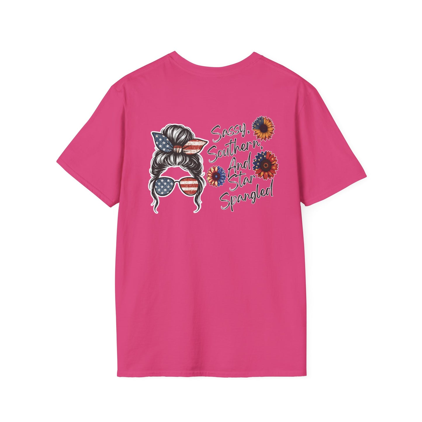 Bold, proud, and full of Southern sass. This “Sassy, Southern, and Star Spangled” tee is perfect for fireworks, front porches, and raising a little patriotic hell.