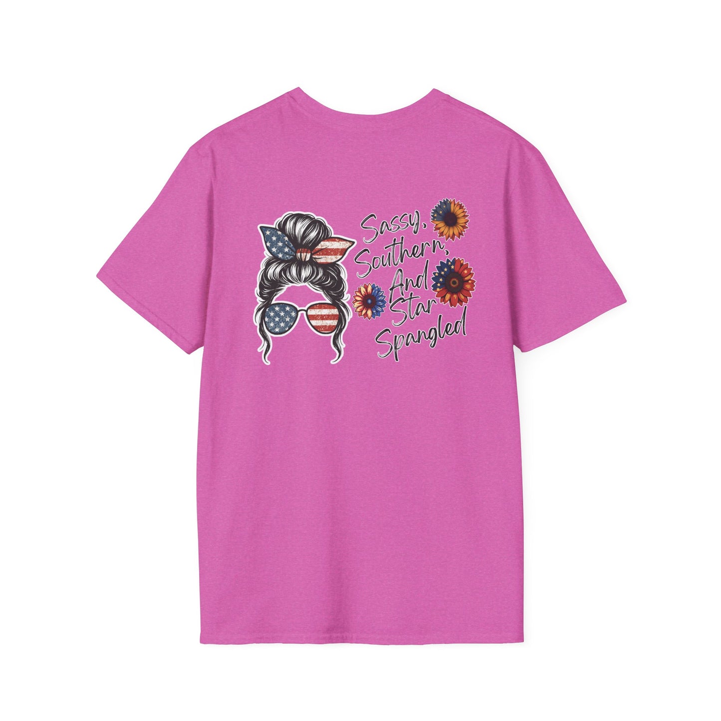 Bold, proud, and full of Southern sass. This “Sassy, Southern, and Star Spangled” tee is perfect for fireworks, front porches, and raising a little patriotic hell.