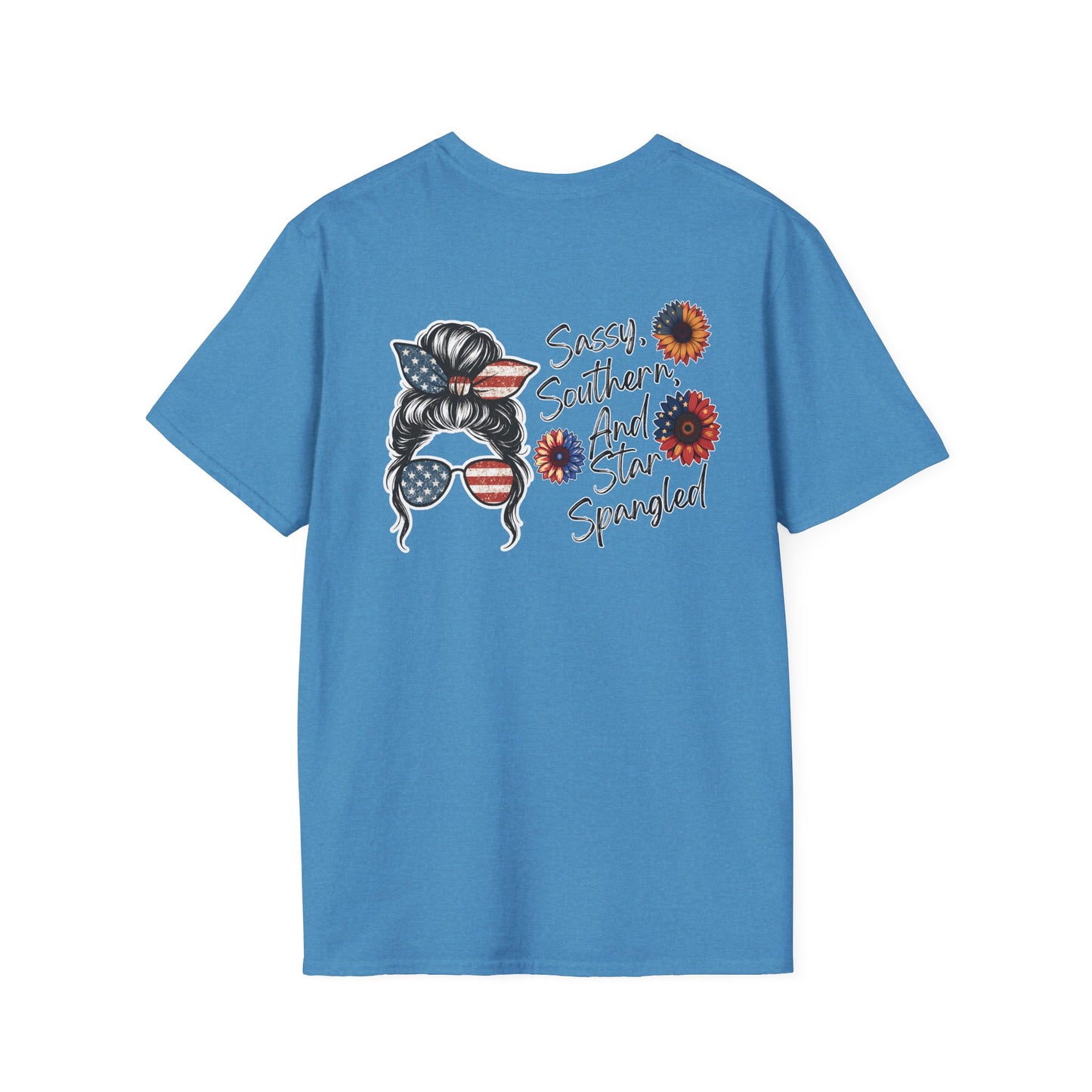 Bold, proud, and full of Southern sass. This “Sassy, Southern, and Star Spangled” tee is perfect for fireworks, front porches, and raising a little patriotic hell.