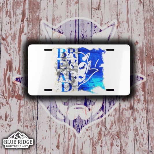 Drive Devil Strong | Brevard Blue Devils Vanity Plate