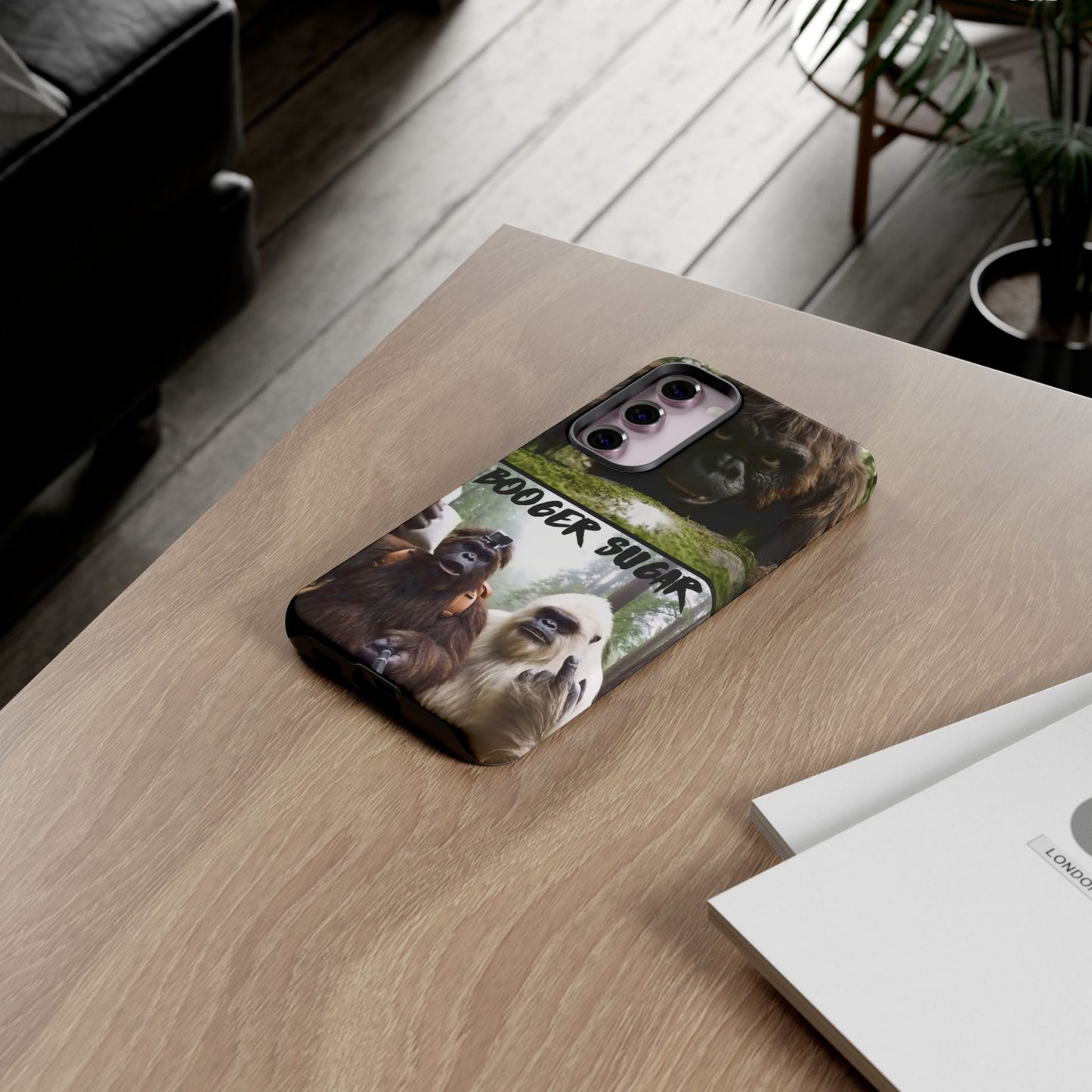 Protect your phone with pure cryptid chaos. Bigfoot and Yeti talkin’ booger sugar in full feral fashion. Weird? Yes. Iconic? Absolutely. 🦶❄️💨 #StayMythical
