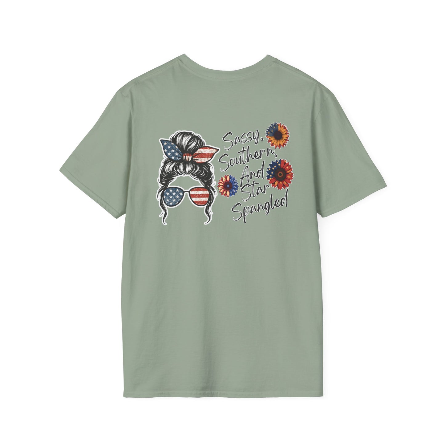 Bold, proud, and full of Southern sass. This “Sassy, Southern, and Star Spangled” tee is perfect for fireworks, front porches, and raising a little patriotic hell.