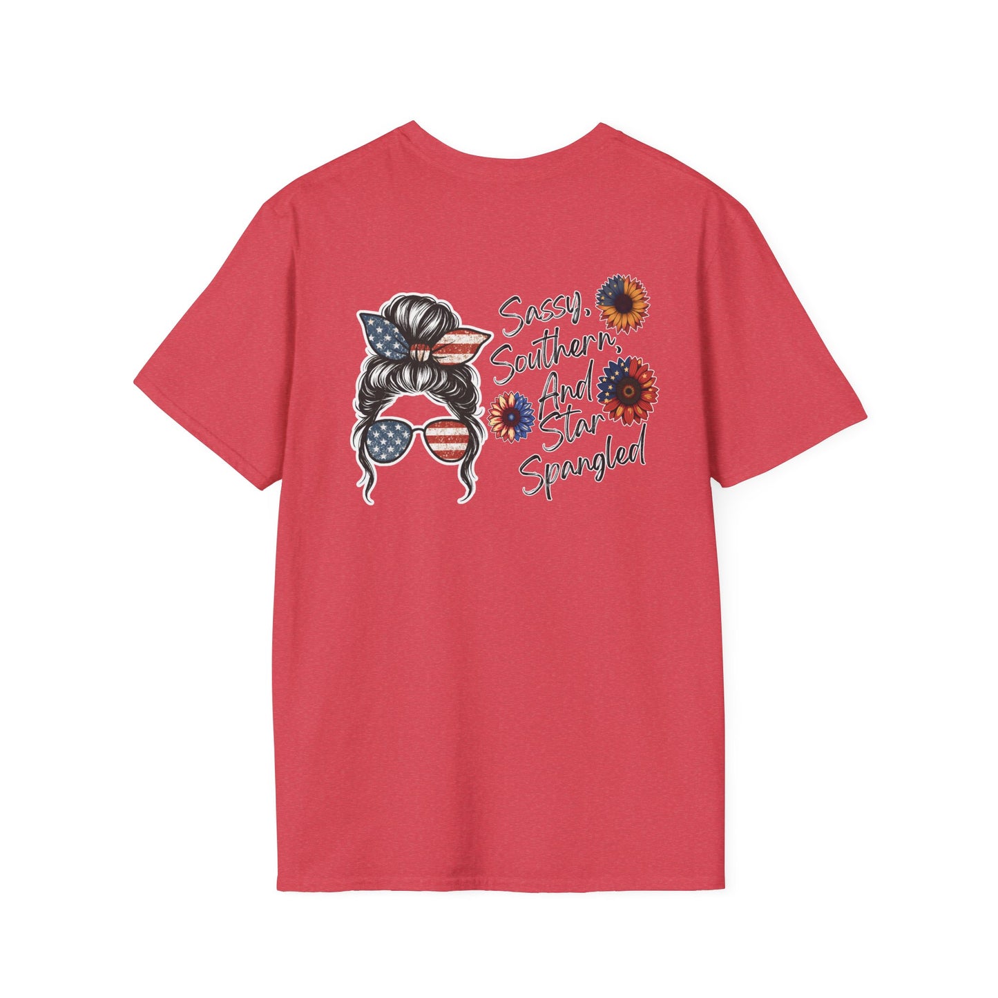 Bold, proud, and full of Southern sass. This “Sassy, Southern, and Star Spangled” tee is perfect for fireworks, front porches, and raising a little patriotic hell.