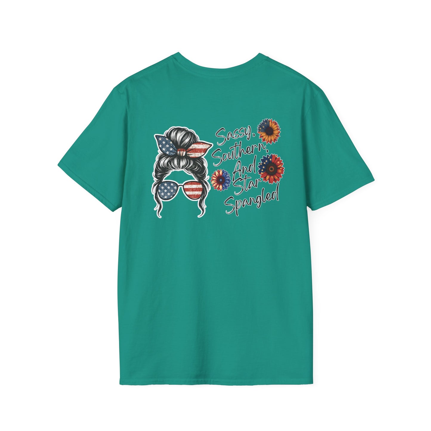 Bold, proud, and full of Southern sass. This “Sassy, Southern, and Star Spangled” tee is perfect for fireworks, front porches, and raising a little patriotic hell.