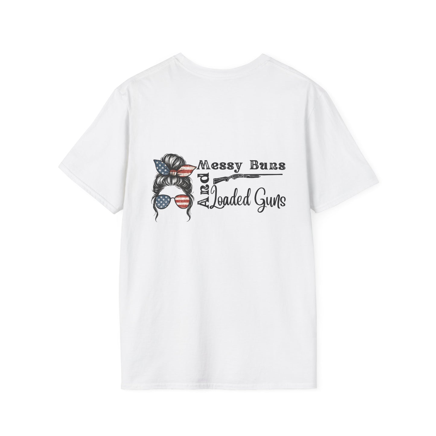 Messy bun high. Flag flyin’. Triggered by stupidity. This tee is for the fierce, the free, and the fed up. USA shades on. Sass level: locked and loaded. 🇺🇸