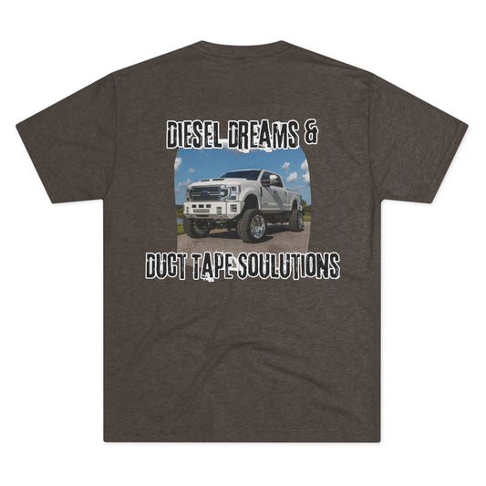 Fueled by horsepower and held together with duct tape. This tee’s for the diesel dreamers who get it done—loud, dirty, and full throttle. Built tough, just like you.