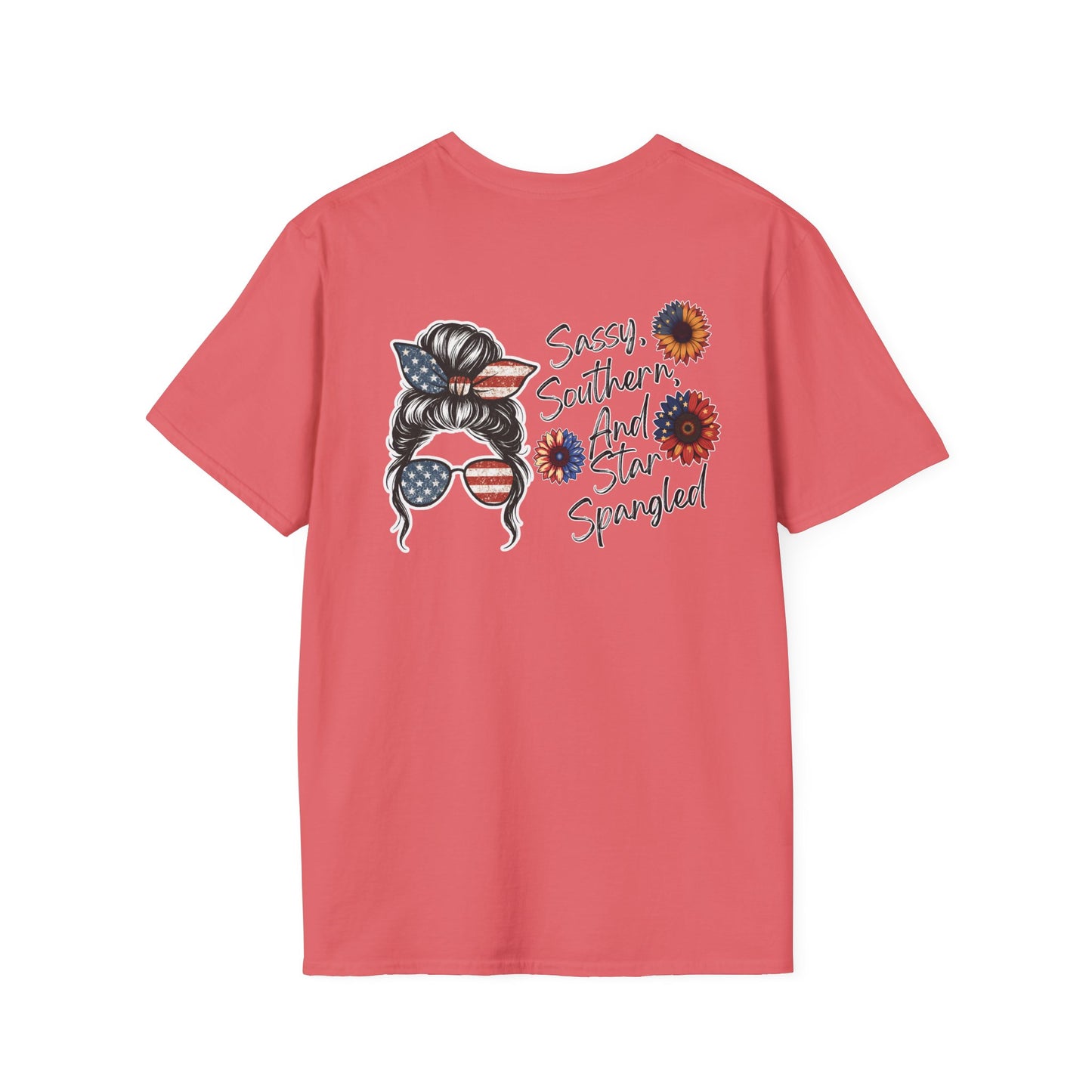 Bold, proud, and full of Southern sass. This “Sassy, Southern, and Star Spangled” tee is perfect for fireworks, front porches, and raising a little patriotic hell.