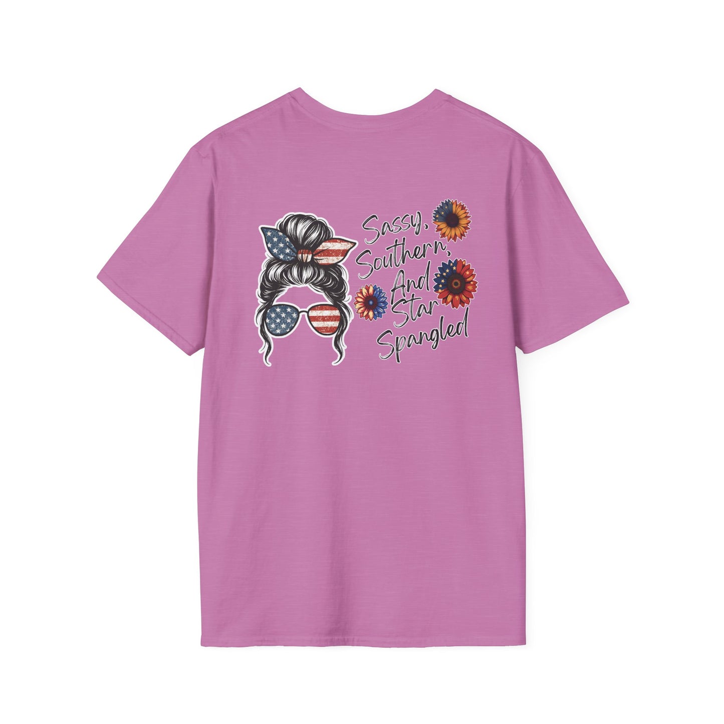 Bold, proud, and full of Southern sass. This “Sassy, Southern, and Star Spangled” tee is perfect for fireworks, front porches, and raising a little patriotic hell.